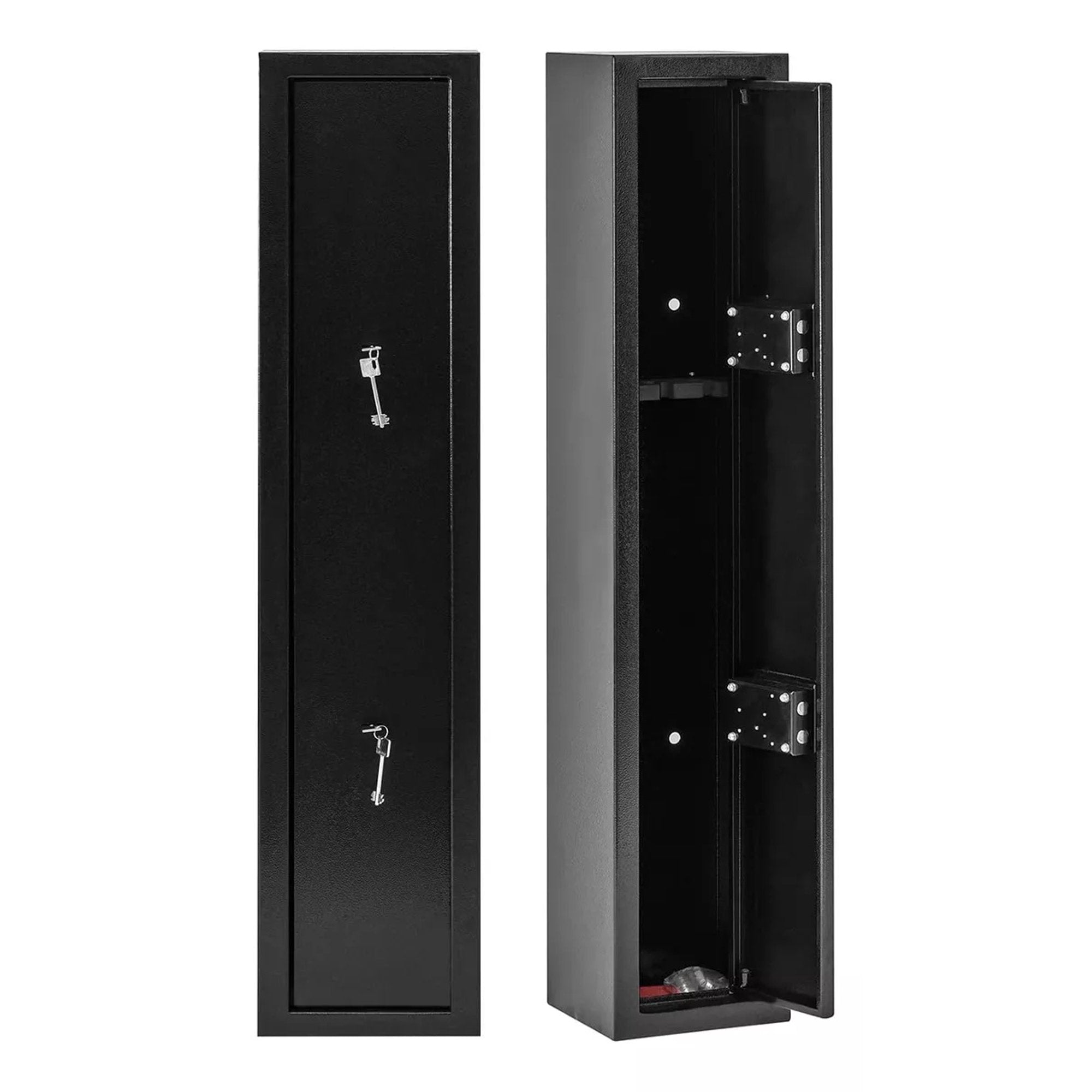 RXDSAFE 5-6 Long Gun Safes, Gun Cabinets for Home Storage of Rifle and Pistols, Quick Access Rifle Safe with Alarm System, Gun Racks, Pistol Pocket